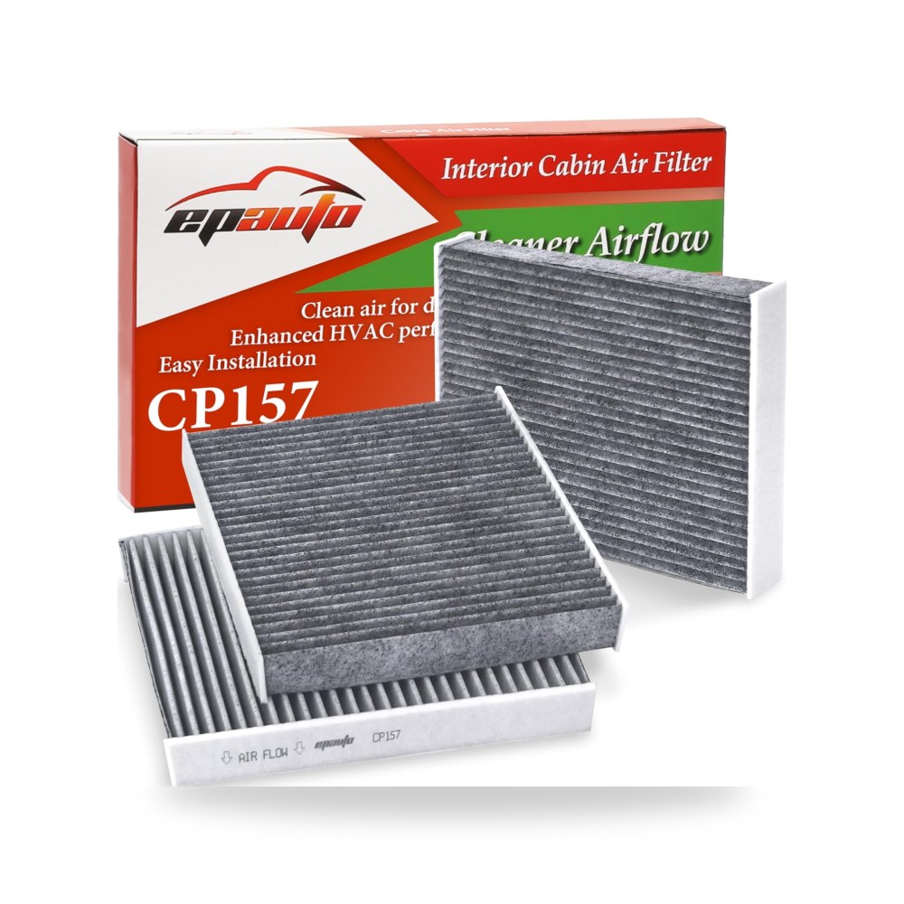 اي بي اوتو فلتر هواء كابينة بديل CP157 (CF12157) لسيارة الكربون النشط - 3 عبوات