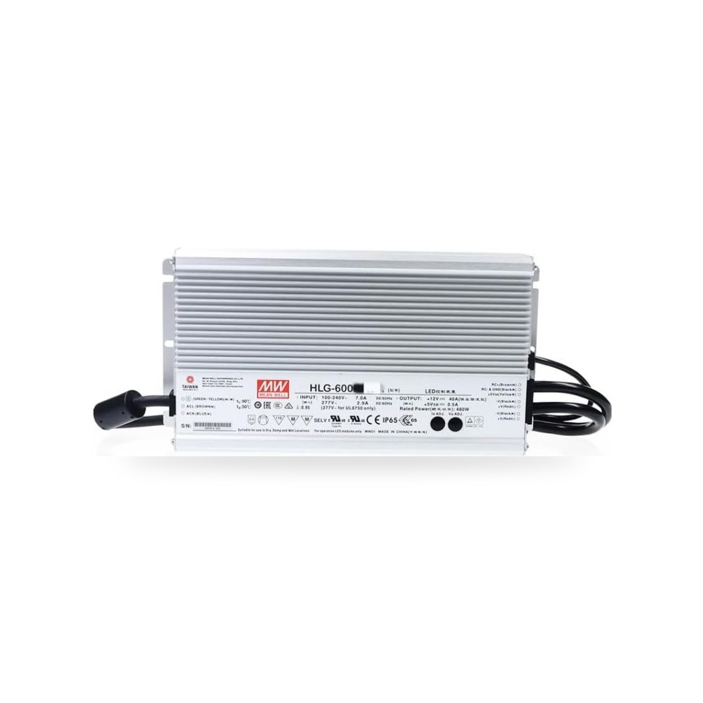 MEAN WELL يعني ويل HLG LED سائق، HLG-600H-24AB 600W