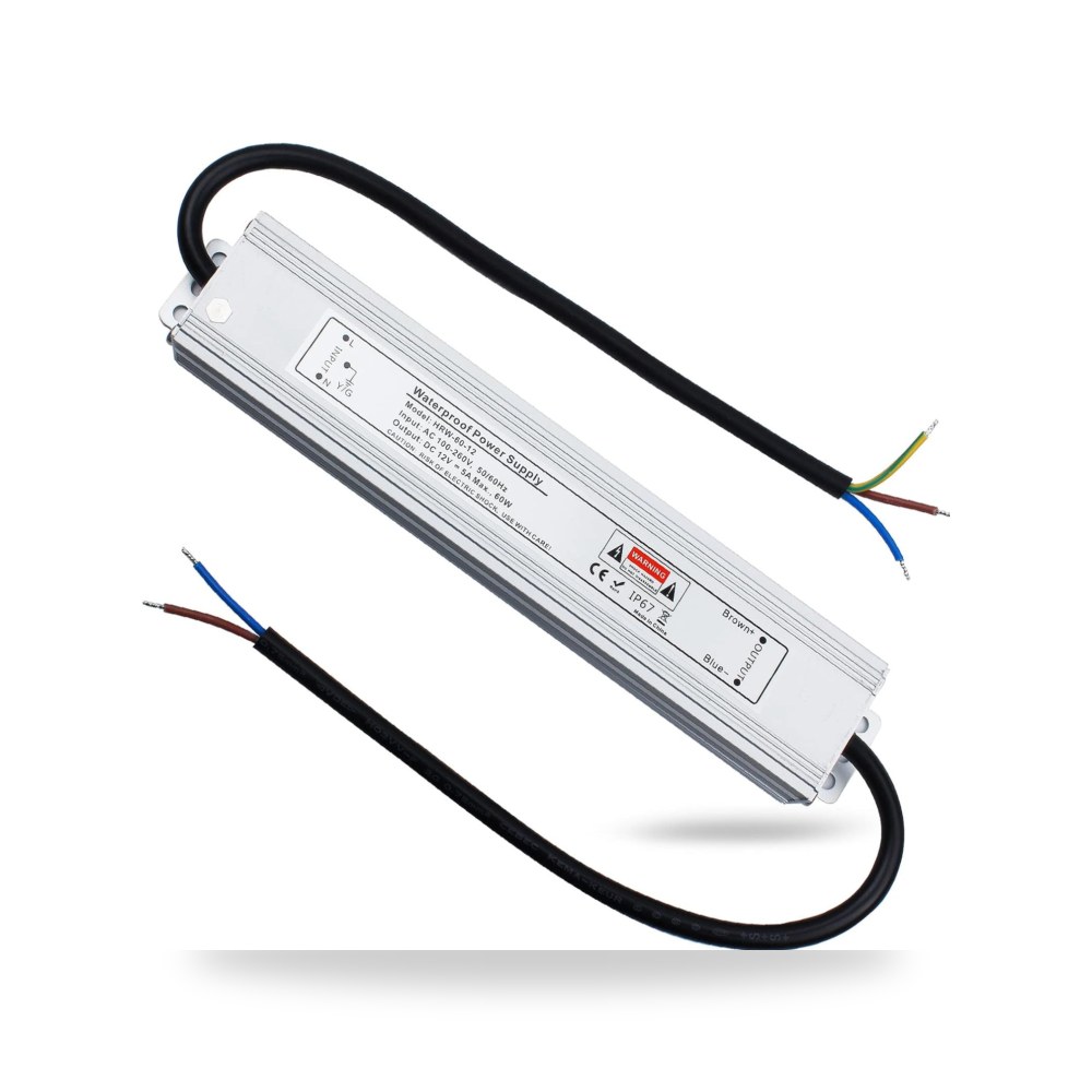 مقياس اضاءة LED خارجي 12 فولت 60 واط 5 امبير، ريلاكس موديل IP67