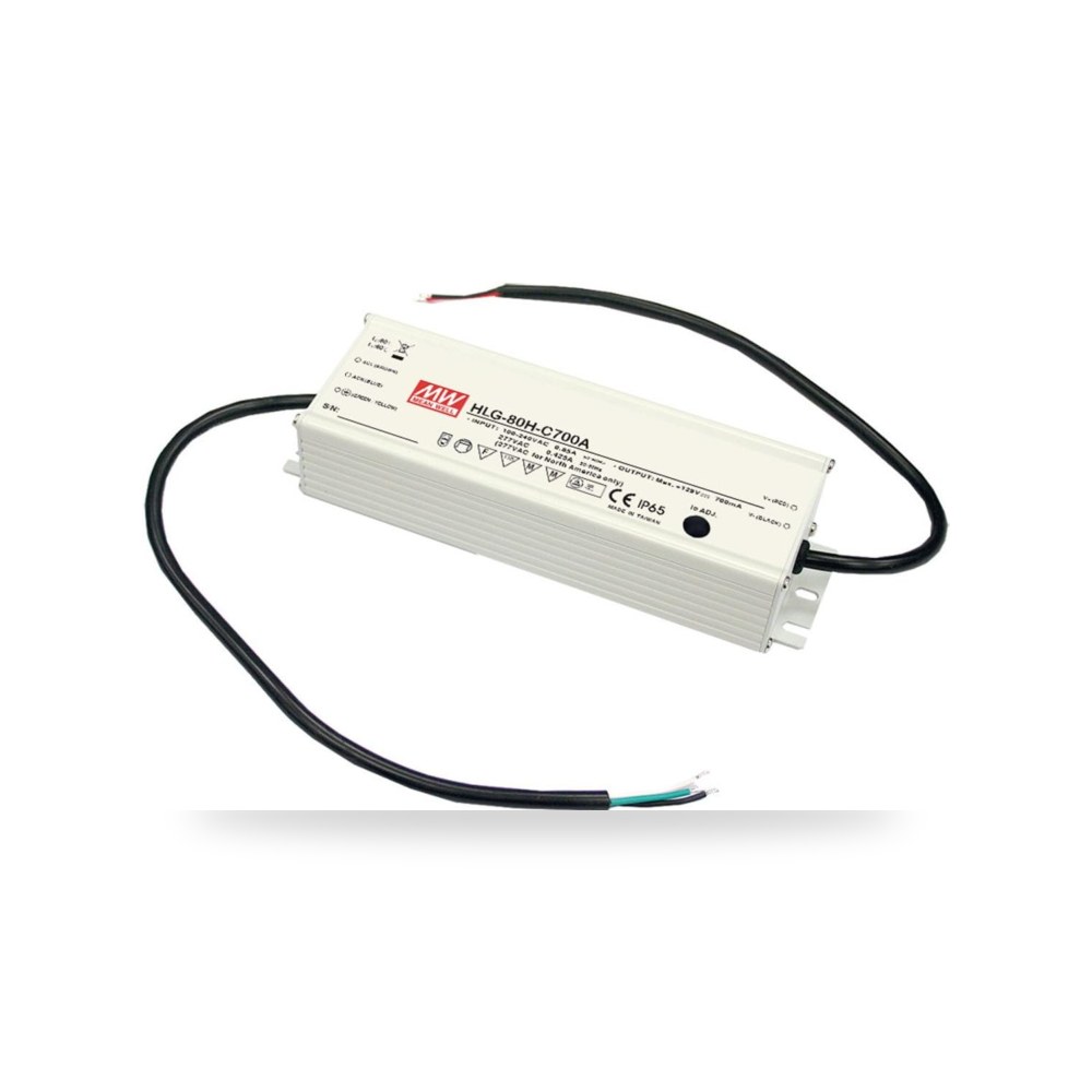امداد طاقة LED بمخرج واحد من ام دبليو مين ويل HLG-80H-C350A