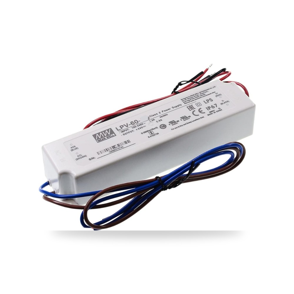 MEAN WELL يعني جيدا LPV LED سائق، LPV 60 15 موديل LPV-60