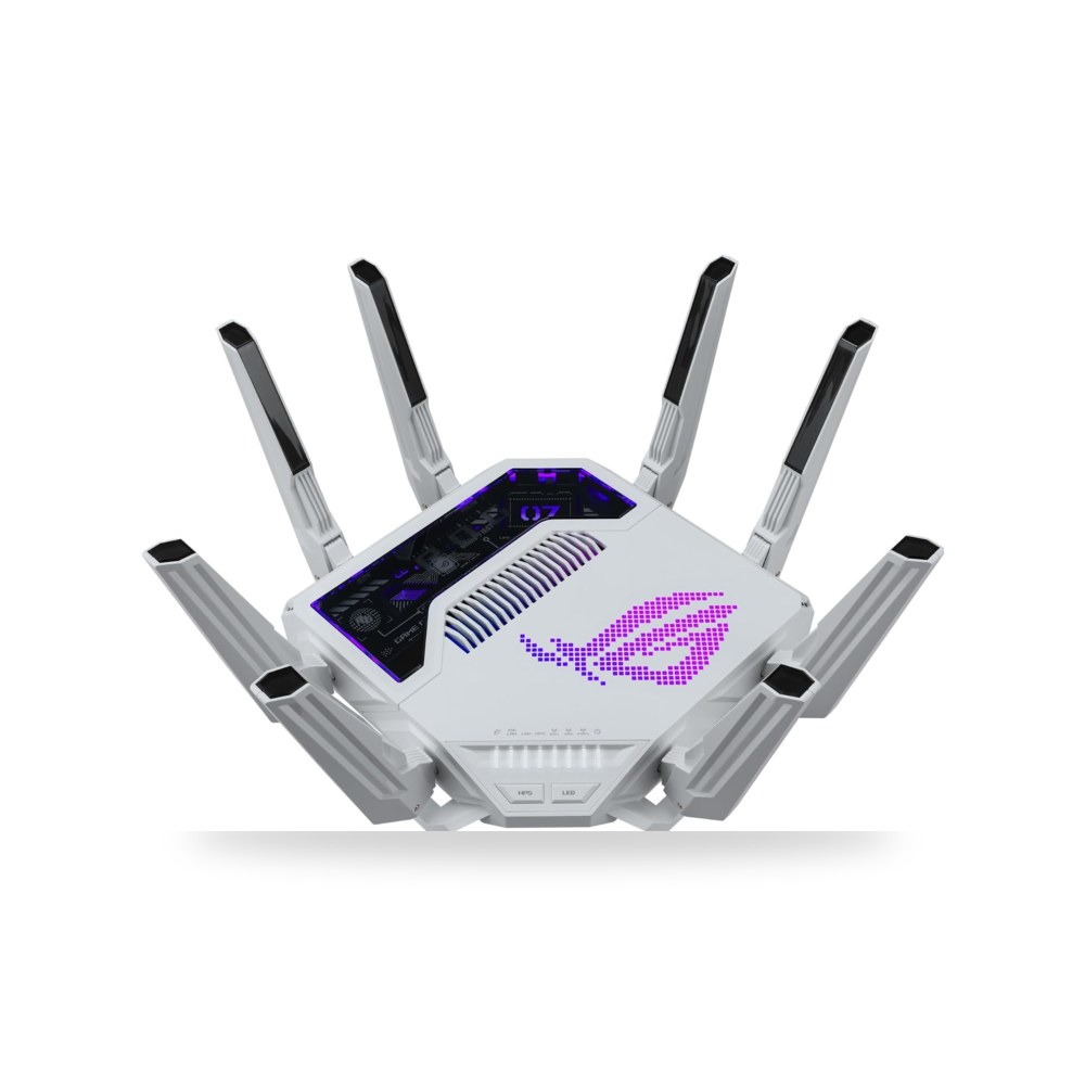 راوتر الألعاب ثلاثي النطاق GT-BE19000AI واي فاي 7، 802.11be روج رابتشر اسوس