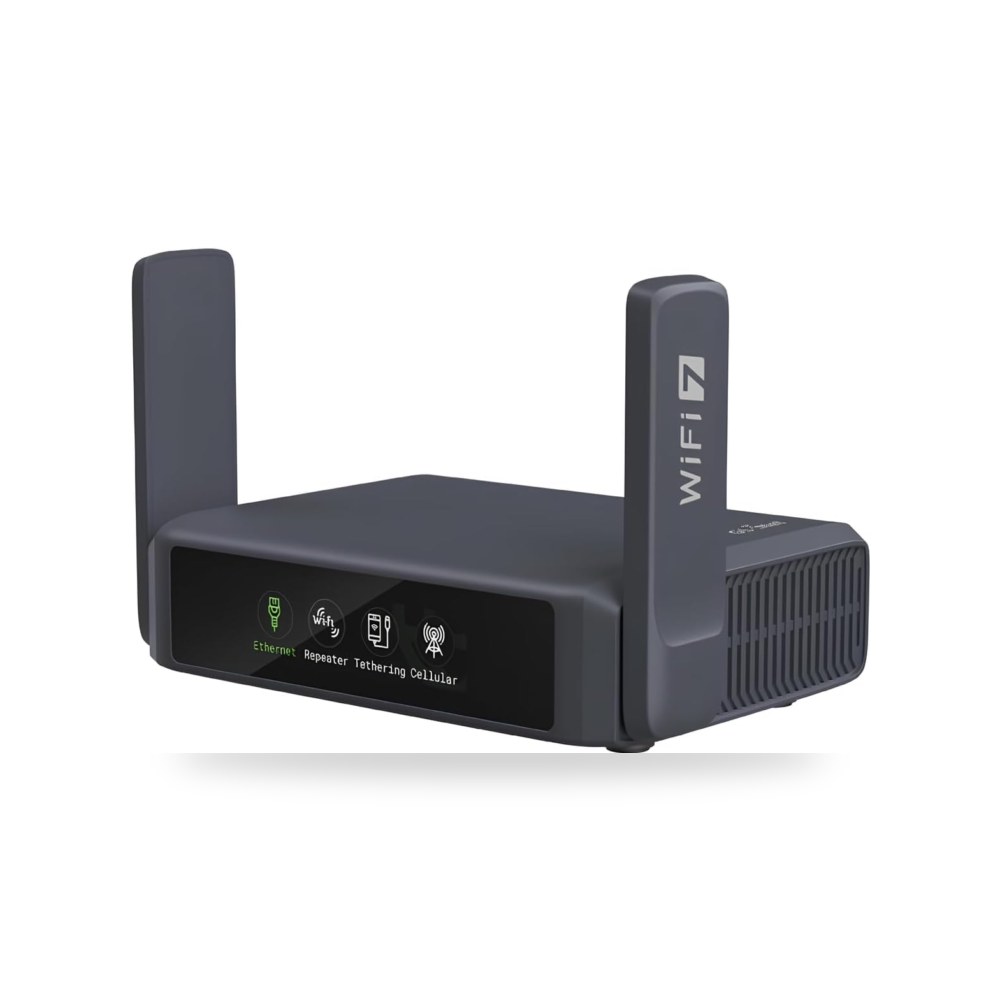 جي ال اي نت راوتر سفر محمول GL-BE3600 (سليت 7)، جيب مزدوج