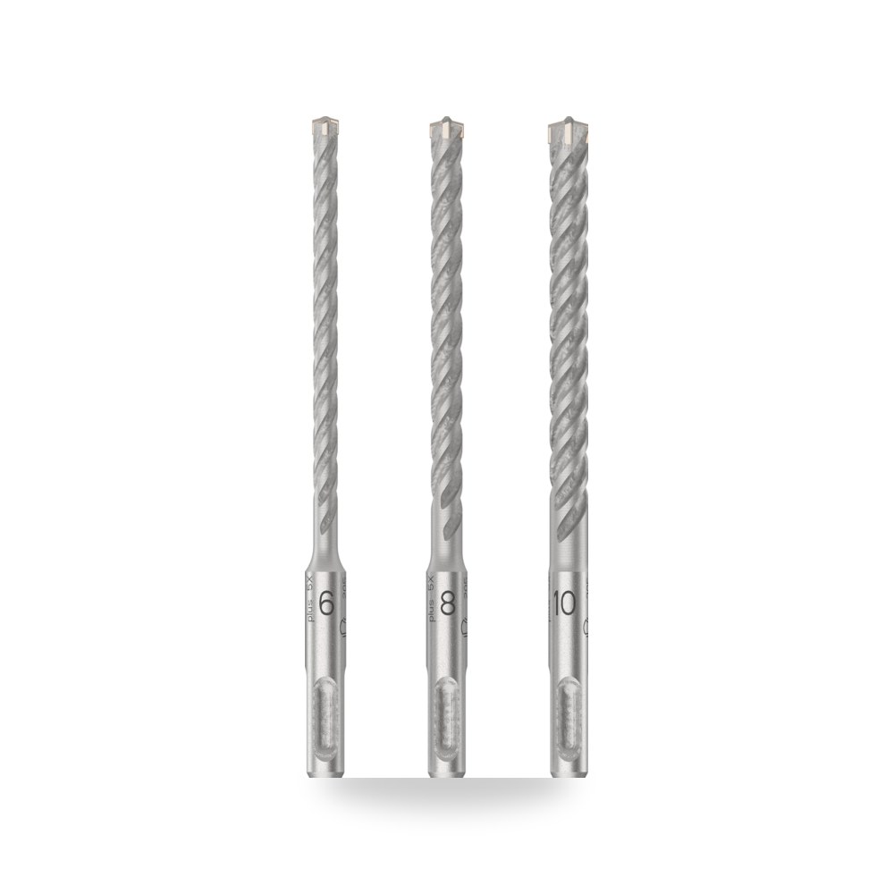 بوش 2608833912 - طقم لقم مثقاب SDS-PLUS-5X 3 قطع 6 8 10