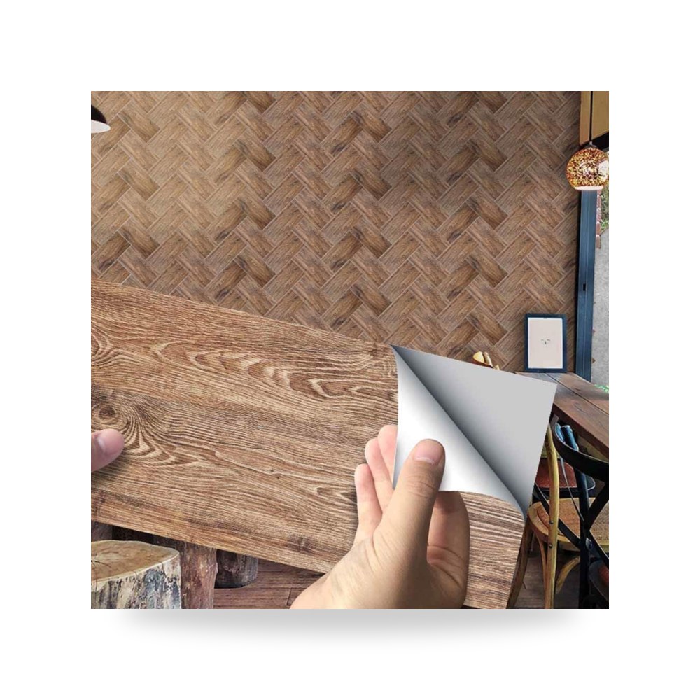 ملصقات بلاط جداري ذاتية اللصق (باكسبلاش) للمطبخ والحمام نمط ديكوري ثلاثي الأبعاد 3D مقاوم