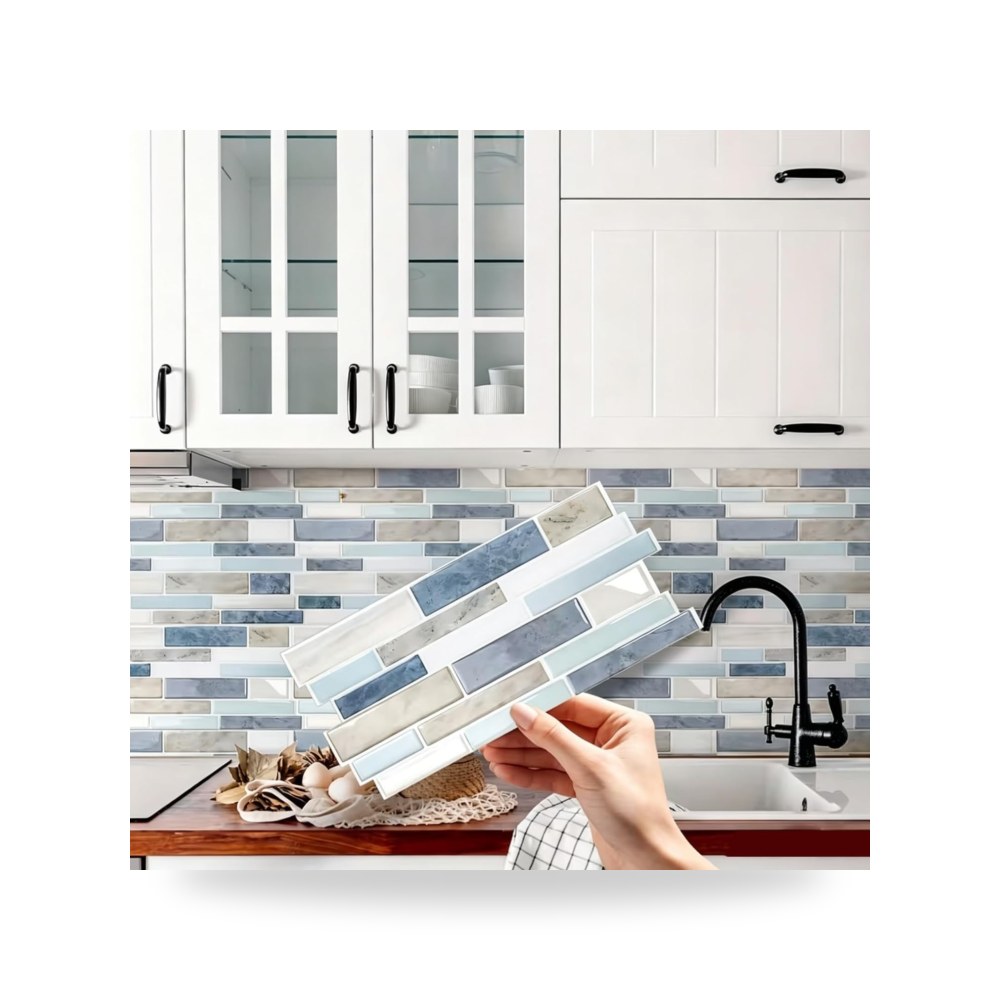 Tile Wmlsqat Baksblash Fsyfsa Mwzayyk Aalmyh Fakhrh DIY / Self Allsq Peel & Stick with Design
