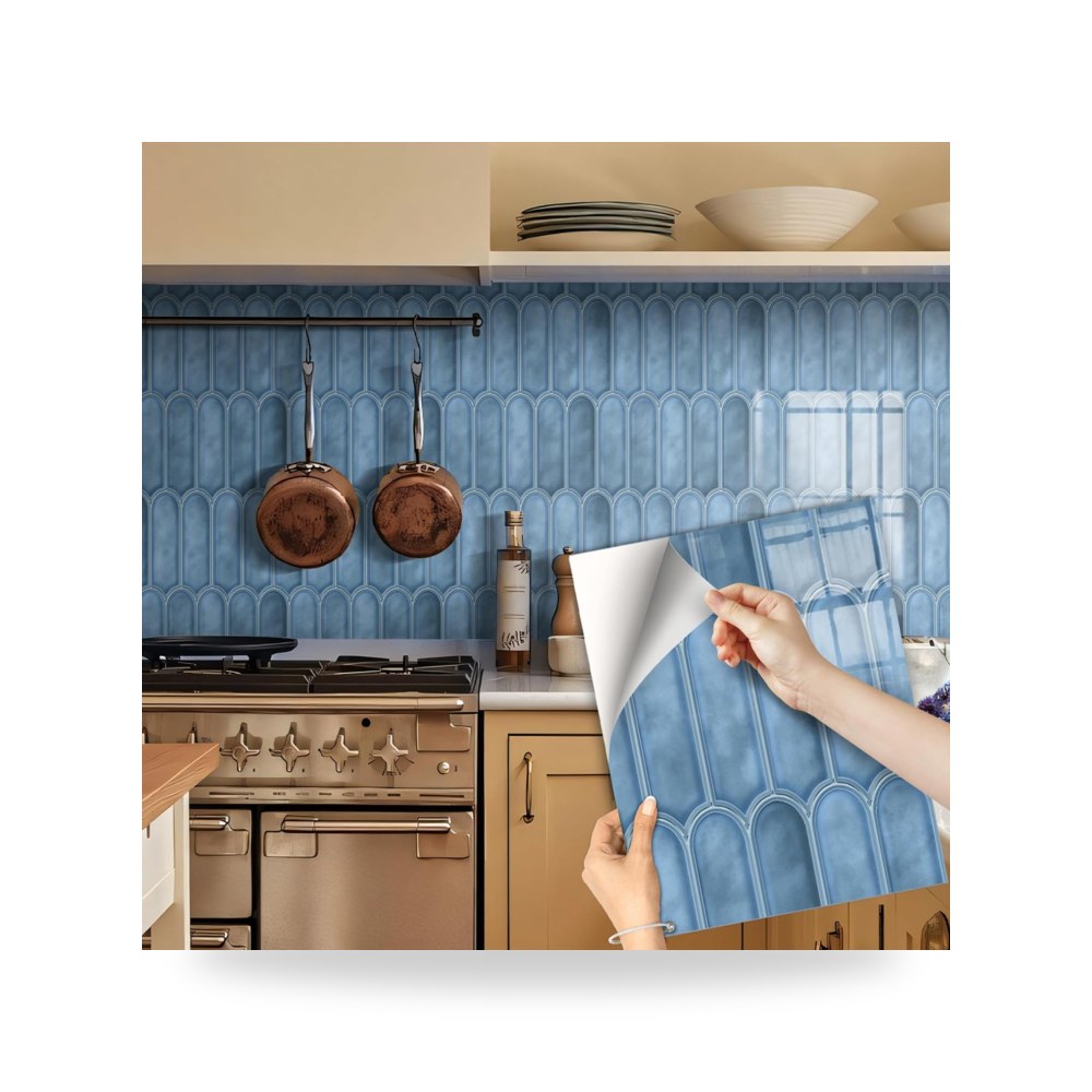 بلاط وملصقات باكسبلاش فسيفساء موزاييك عالمية فاخرة ذاتية اللصق Peel & Stick بتصميم