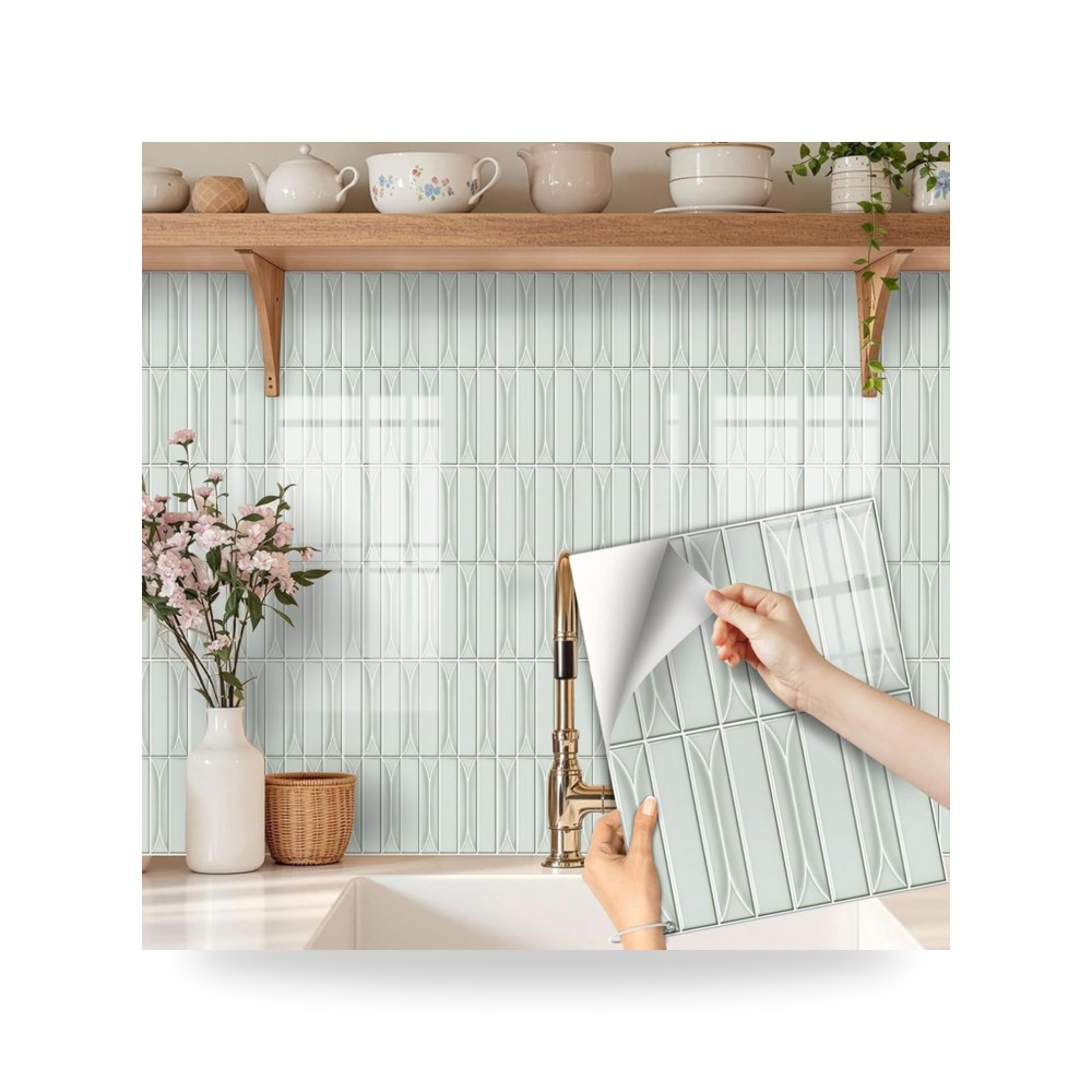 بلاط وملصقات باكسبلاش فسيفساء موزاييك عالمية فاخرة ذاتية اللصق Peel & Stick بتصميم