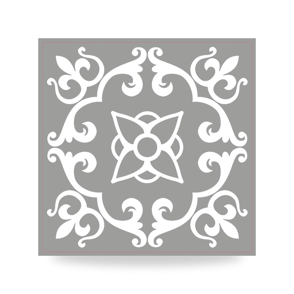 ملصقات بلاط جداري ذاتية اللصق (باكسبلاش) للمطبخ والحمام نمط رمادي حجري معاصر (Stone Gray)