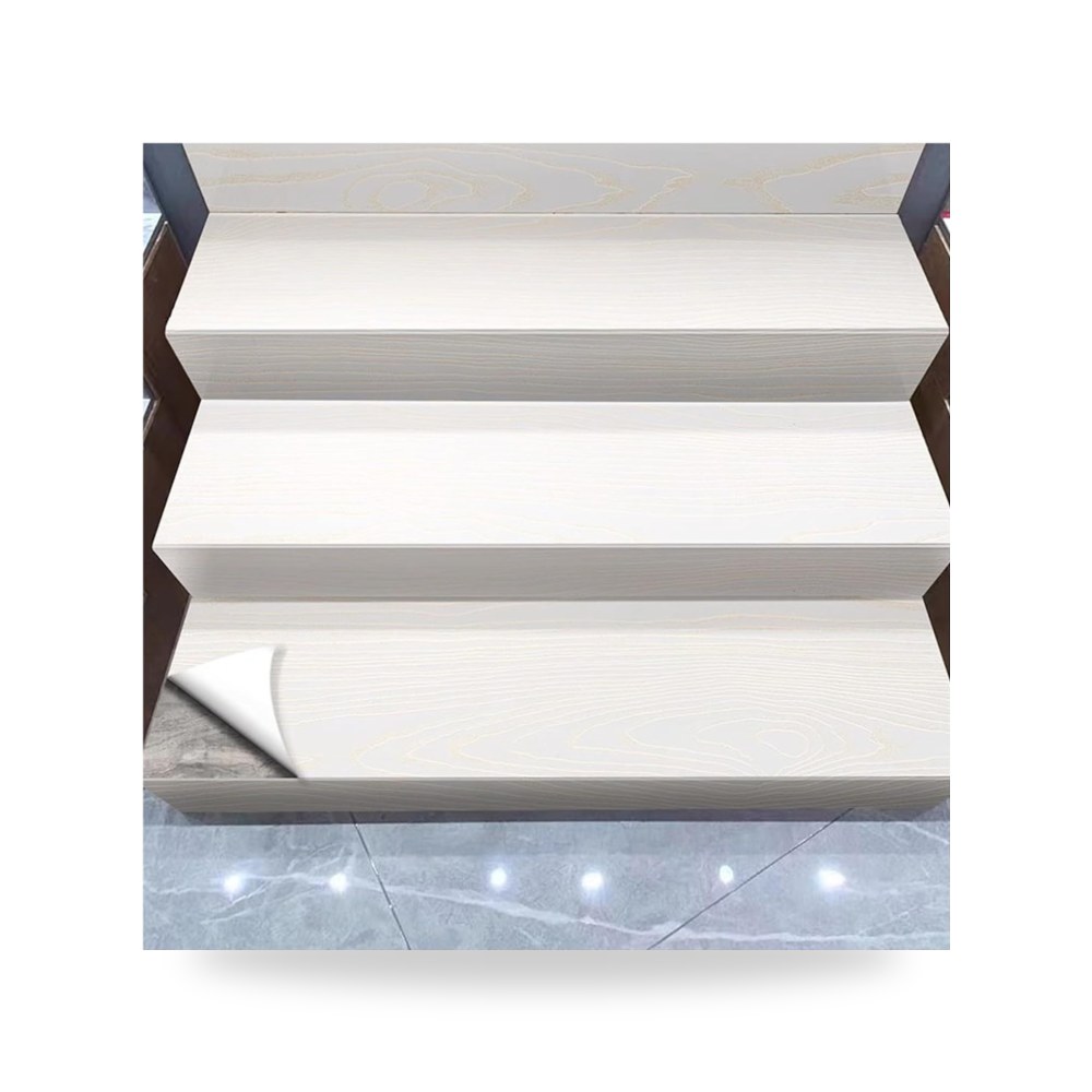 ملصقات بلاط جداري ذاتية اللصق (باكسبلاش) للمطبخ والحمام نمط أبيض ناصع لامع (Glossy White)