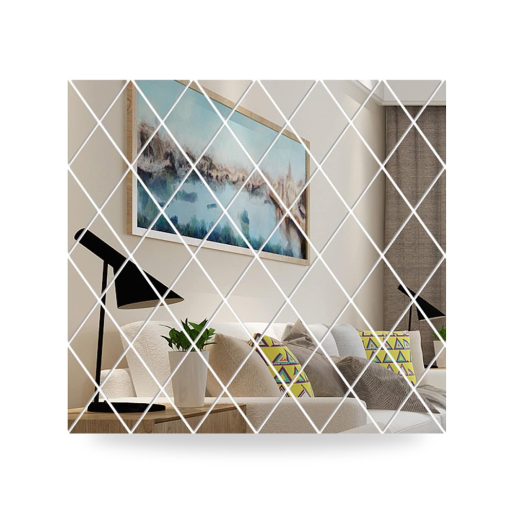 ايروفامي ملصقات حائط بتصميم عاكس بتصميم ماسي عاكس يمكنك
