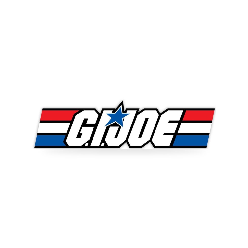 G.I. JOE ملصق 8" x 2"