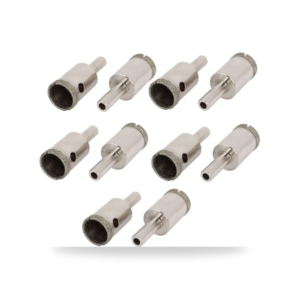 Aexit 10 قطع (مثبت) 20 مم Dia Diamond Coated Drill Bit