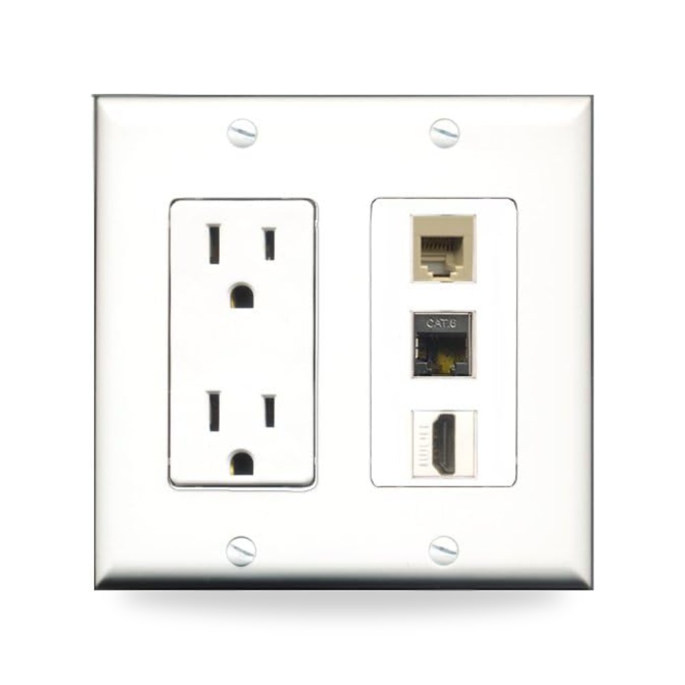 منافذ الحائط Cat6 معتمد