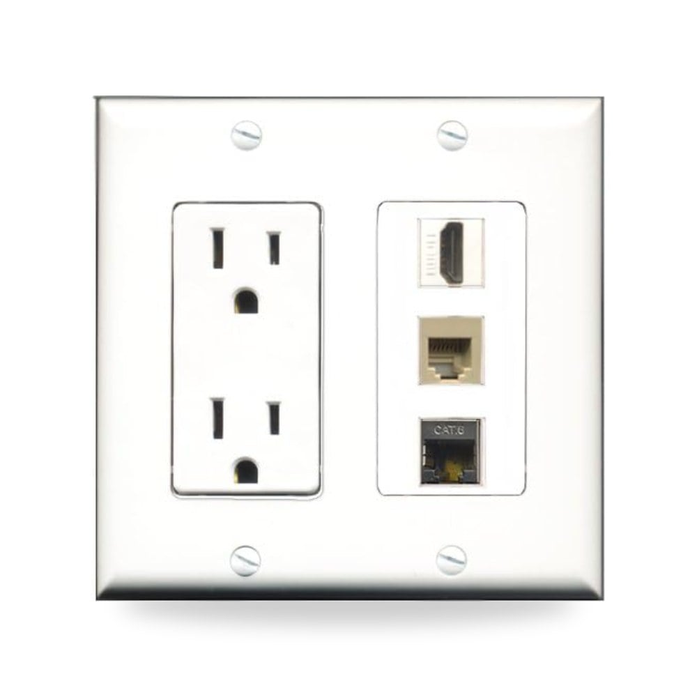 RiteAV منفذ طاقة 15 أمبير 1 منفذ HDMI 1 منفذ