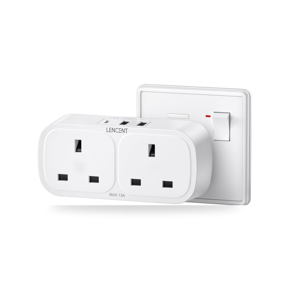 وصلة توصيل USB من لينسينت، منفذ بي دي نوع سي ومنفذي USB A