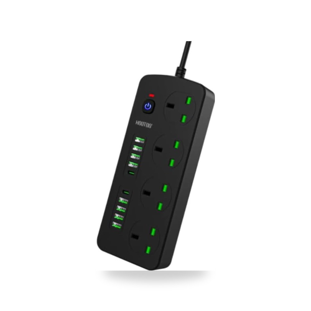 مقياس مقبس طاقة متعدد المنافذ 3500 واط، 8 USB