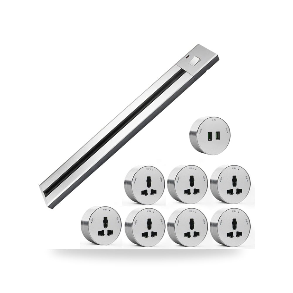 منافذ الحائط فضي 8000W معتمد موديل Wall-Mounted