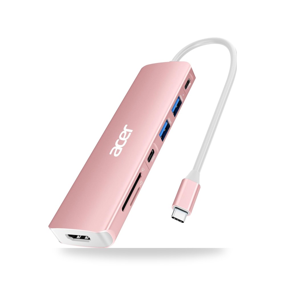 ايسر موزع USB، محول متعدد المنافذ 7 في 1 USB C الى HDMI، 2