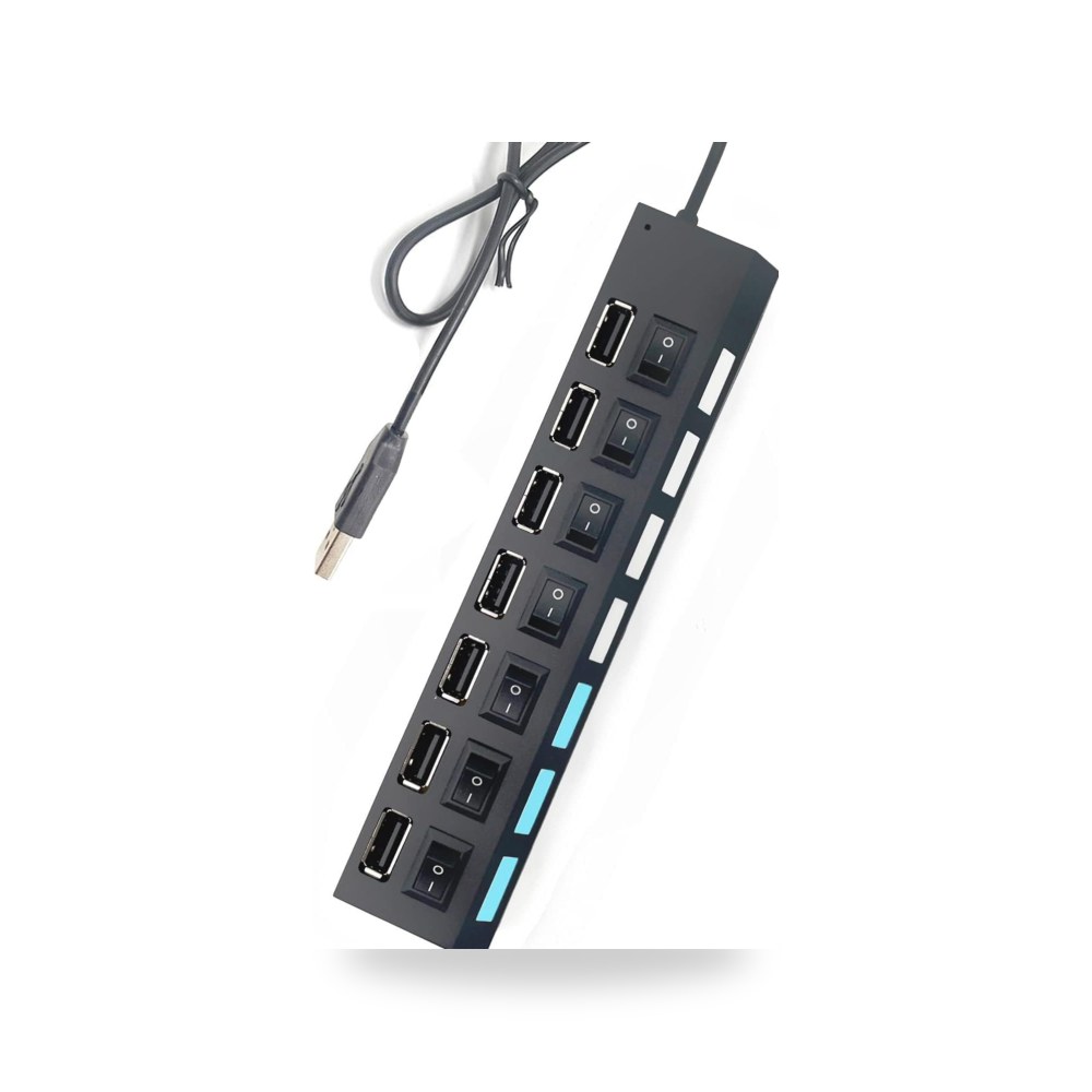مفتاح موزع USB، موسع بيانات عالي السرعة ب 7 ابوتو