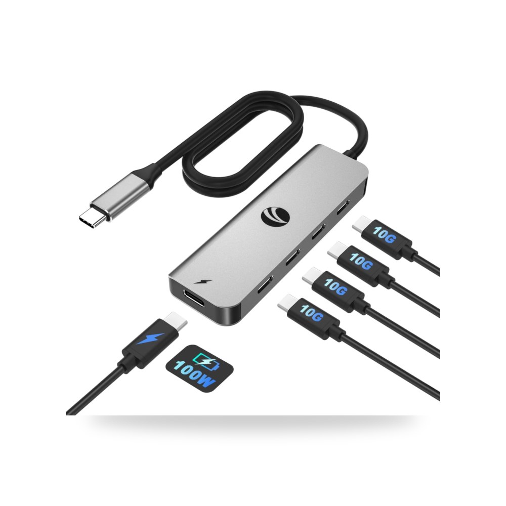 محول في كوم موزع USB C ب5 منافذ 10 جيجابايت