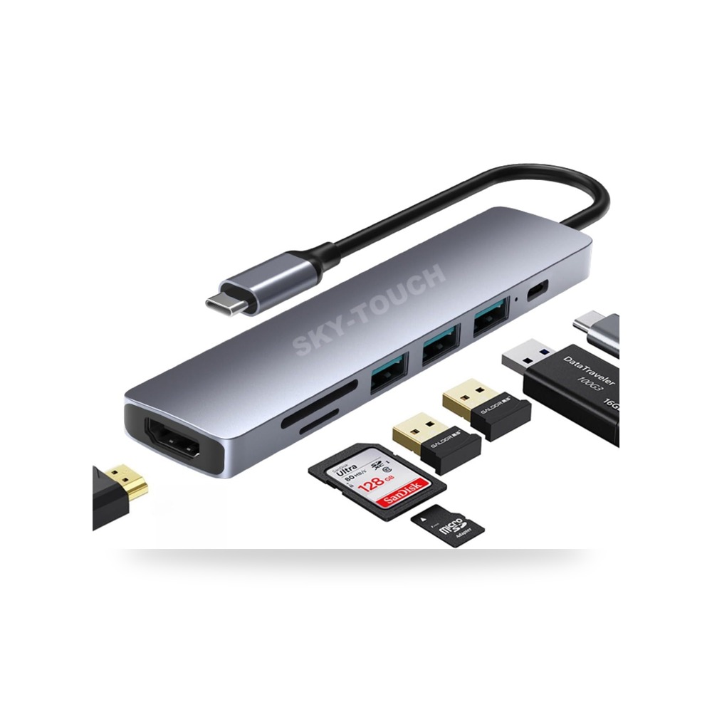 موزع USB نوع موديل B08W5GD21Q متوفر لدى ريمكو