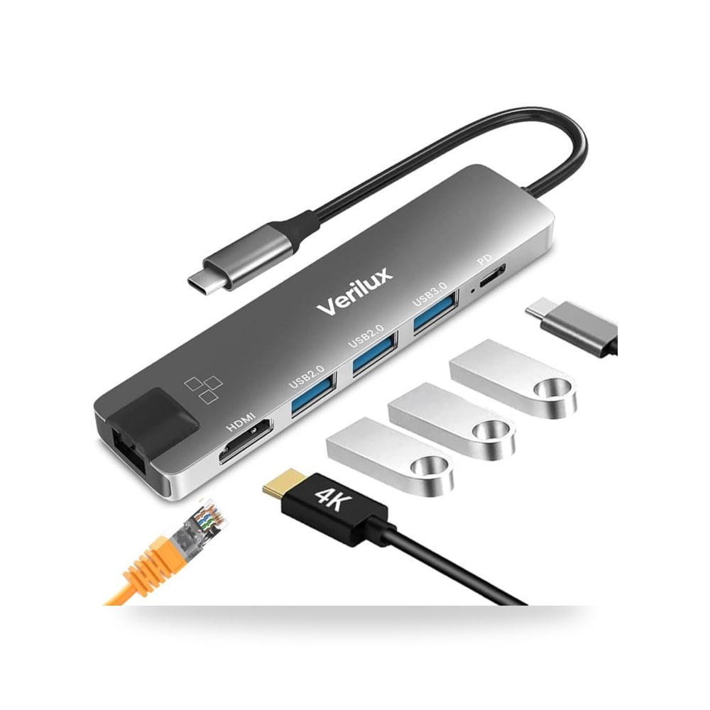 ايليفانت بوت موزع USB C 6 × 1 مع HDMI 4K
