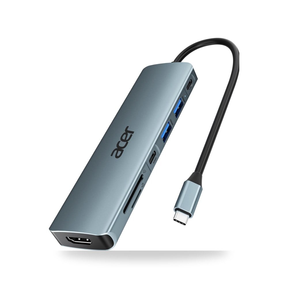 ايسر موزع USB C (7 في 1 متعدد المنافذ) موزع محول من النوع سي الى HDMI 4K
