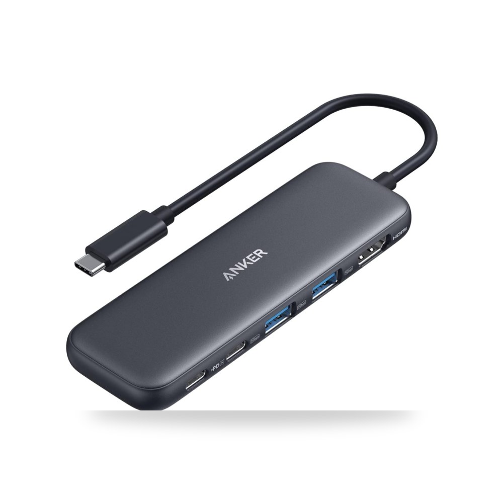 انكر موزع USB C، موزع 332 5 × 1 مع شاشة HDMI موديل USB-C