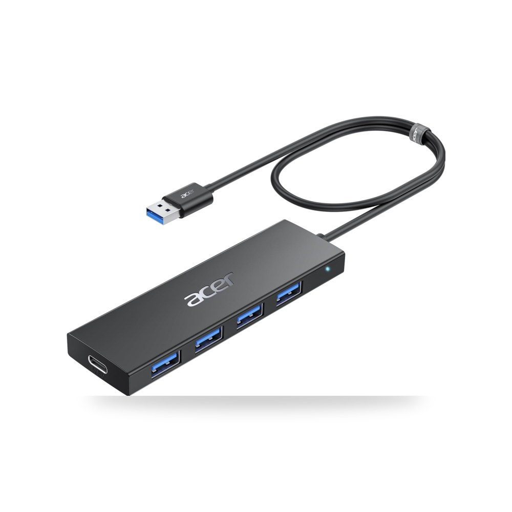 ايسر موزع USB 3.0، محول USB-A متعدد المنافذ مع 4 منافذ