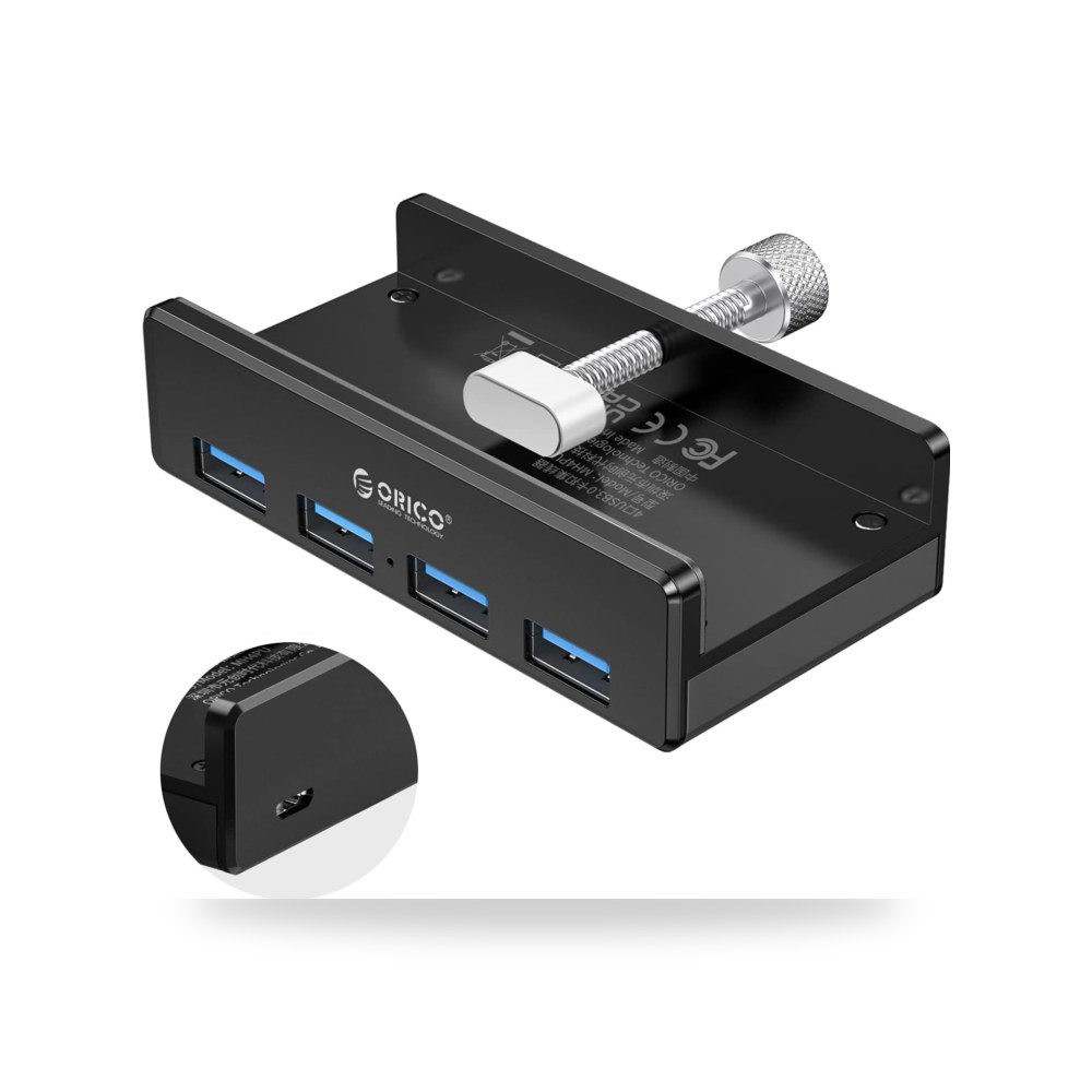 اوريكو موزع USB 3.0، مشبك موزع USB، موزع USB من الالومنيوم