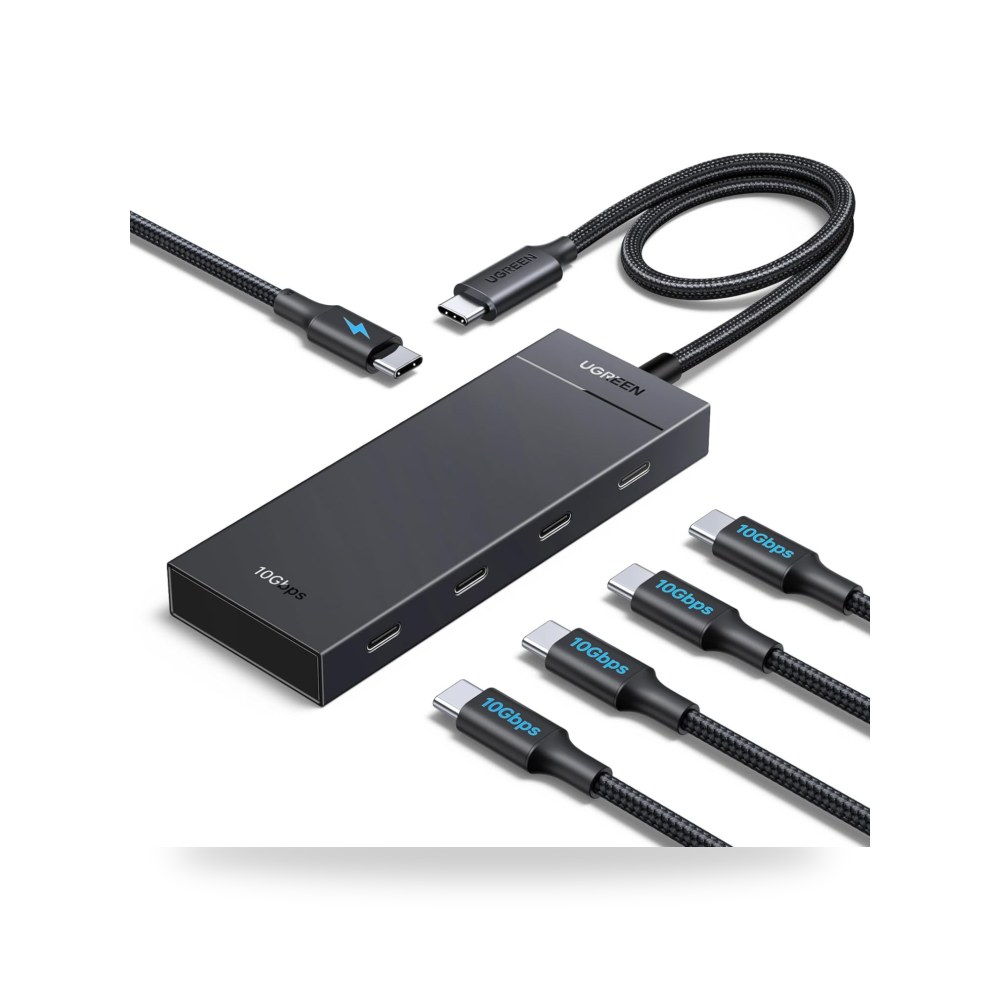 UGREEN موزع USB C، 4×USB C 3.2، PD 100W، 10Gbps | محول