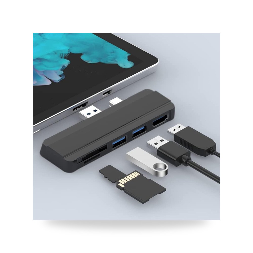 محول قاعدة شحن USB 3.0 من سيرفيس برو 4 5 6، سيوسى