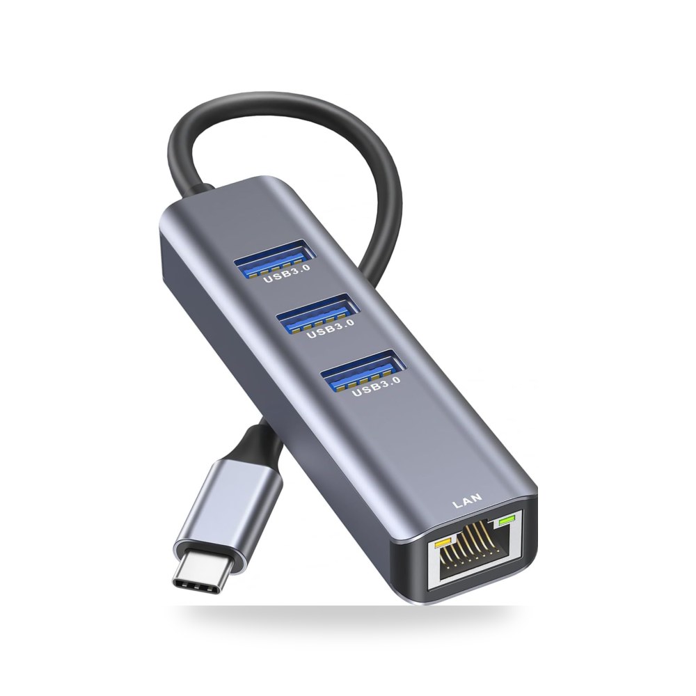 اليكدون محول USB C الى ايثرنت، RJ45 الى USB C ثاندربولت