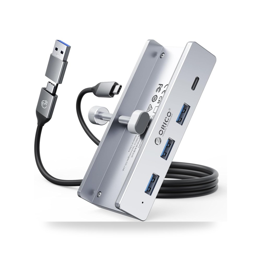 اوريكو موزع USB 3.0 مع مشبك ومنفذ طاقة اضافي - محول موديل USB-A