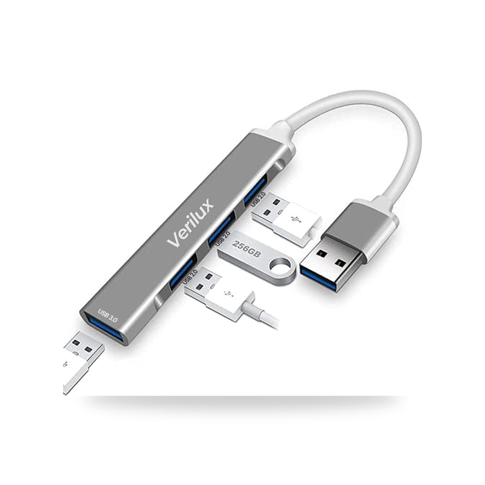 ايليفانت بوت موزع USB 3.0 للكمبيوتر مع 4 منافذ USB عالية الالومنيوم