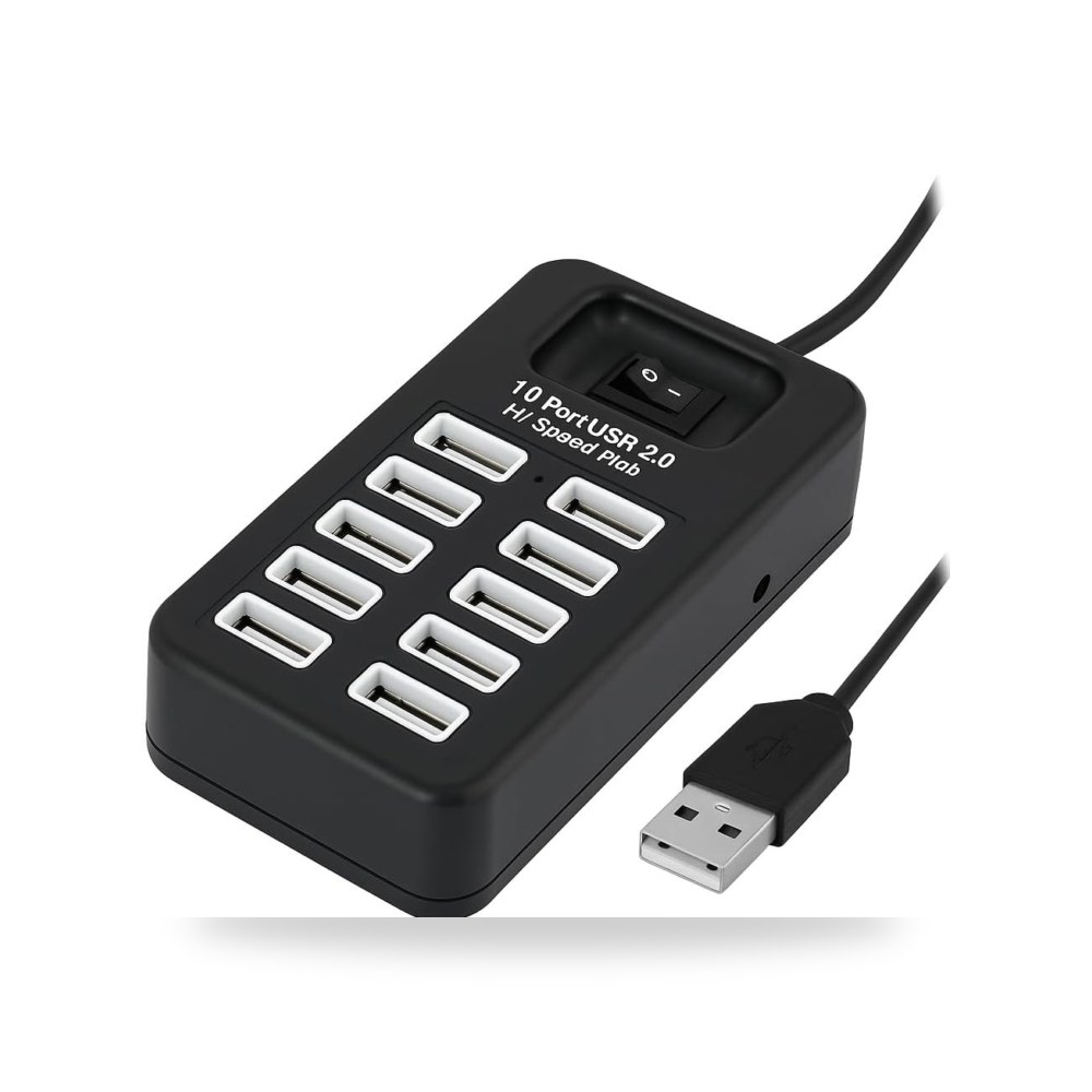 موزع USB 2 عالي السرعة ب 10 منافذ توسيع اتصال فيتو