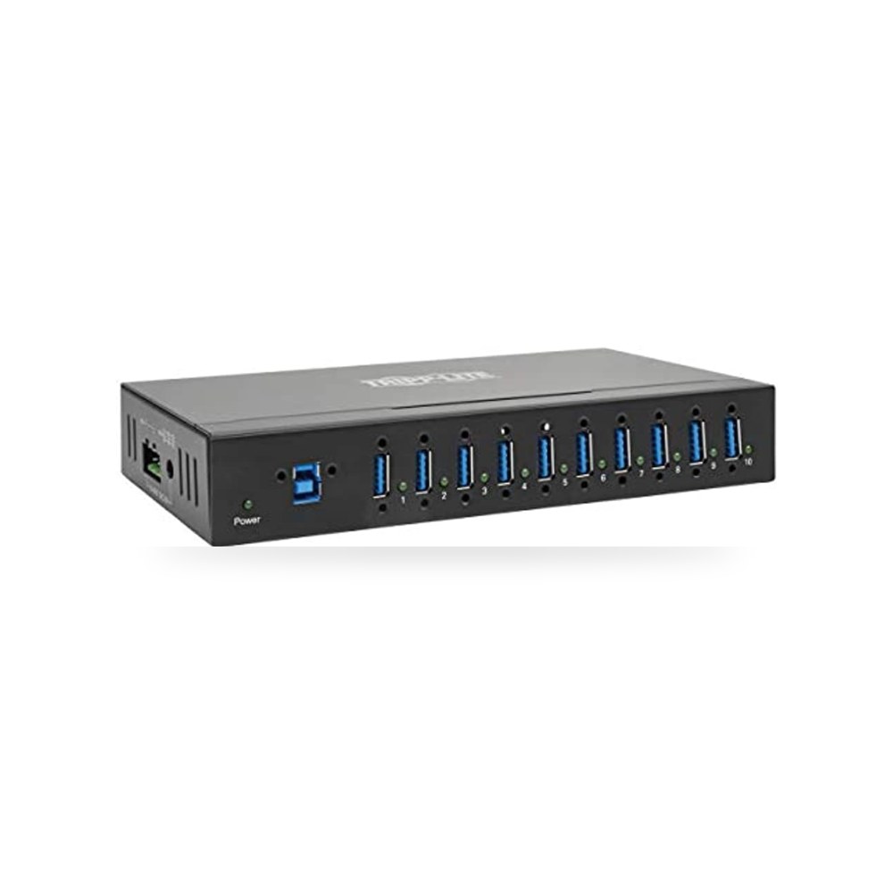تريب لايت موزع USB 3.0 بـ10 منافذ، موزع USB صناعي للشحن