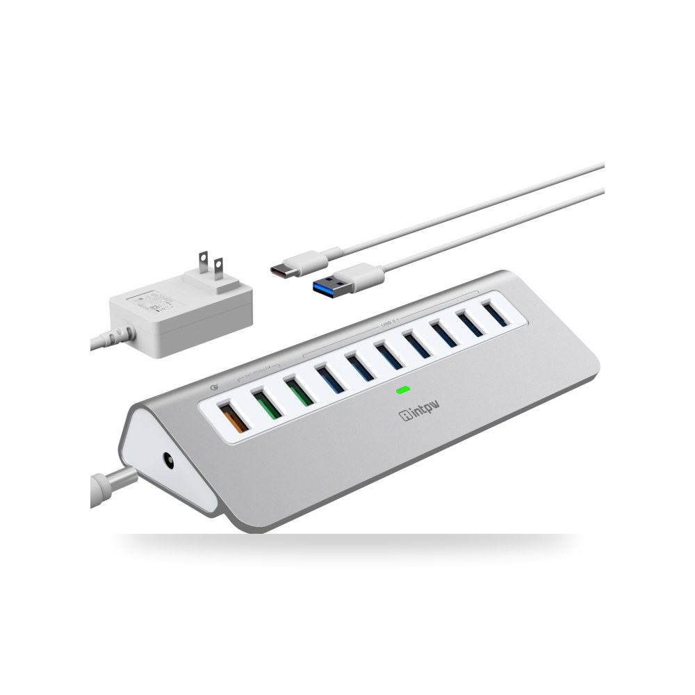 ان تي بي دبليو موزع USB 3.2 يعمل بالطاقة بسرعة 10 جيجابايت