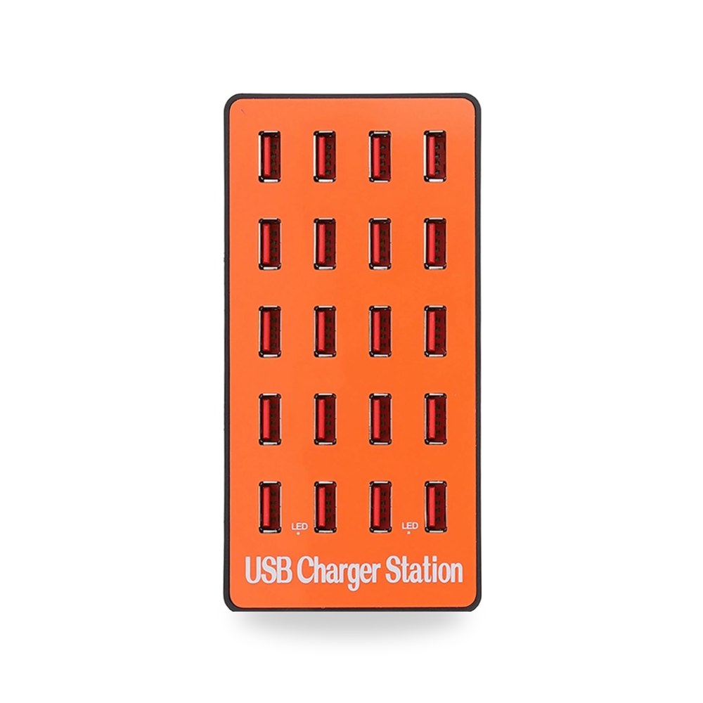 موزع USB ب20 منفذ، محمول 18 امبير 5 فولت، شحن