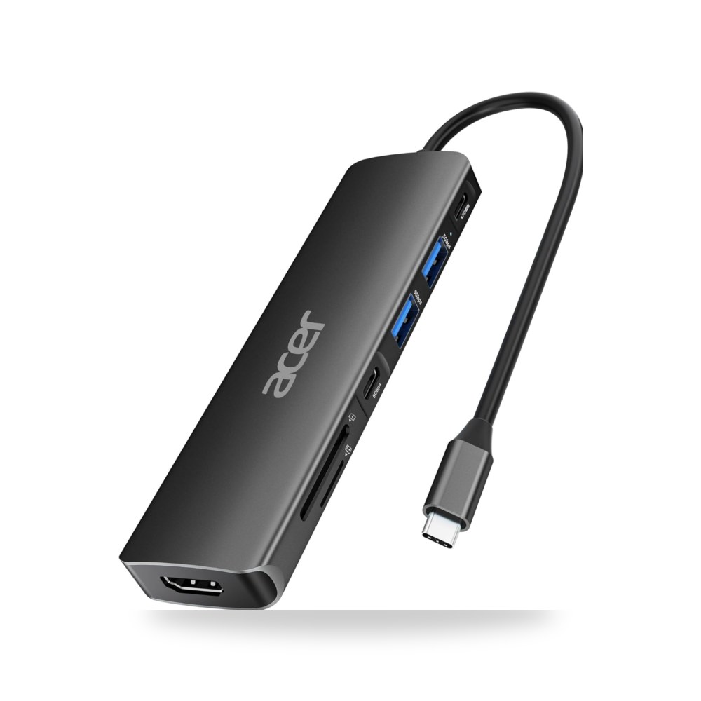 ايسر موزع USB C، قاعدة 7 × 1 USB C الى HDMI