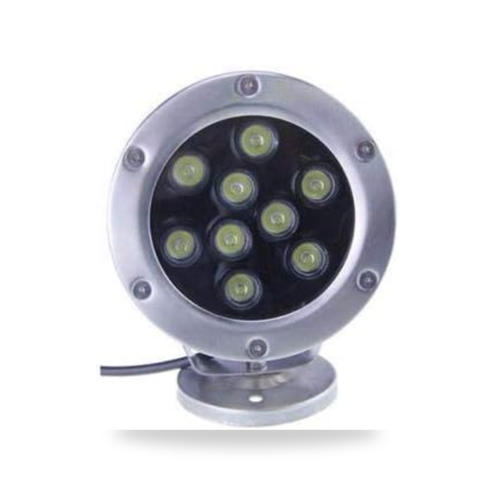حديقة - حمام سباحة - نافورة تحت الماء ضوء LED 9W لون أبيض