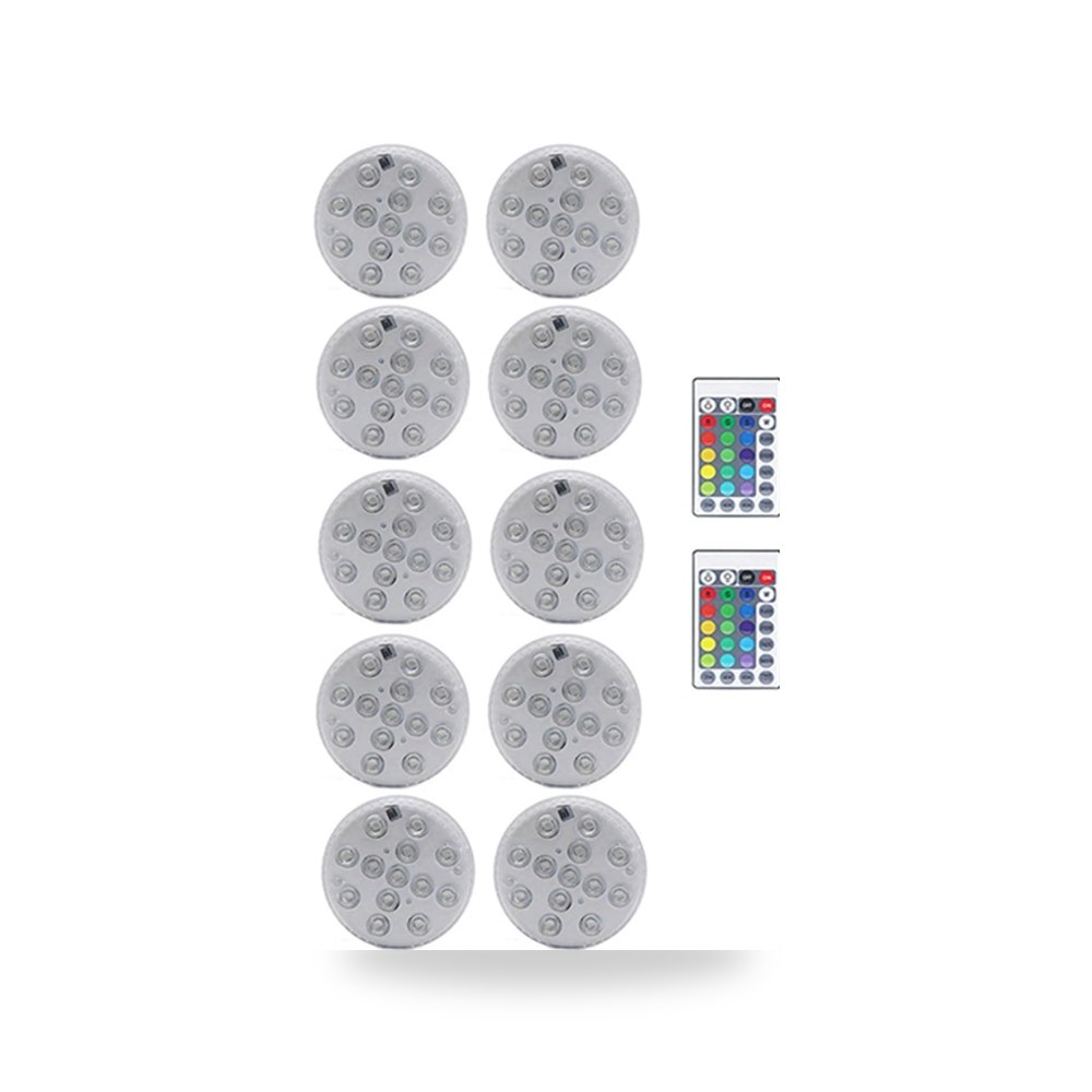 13 LED RGB غاطسة حمام السباحة ضوء تحت الماء الشاي الليلي