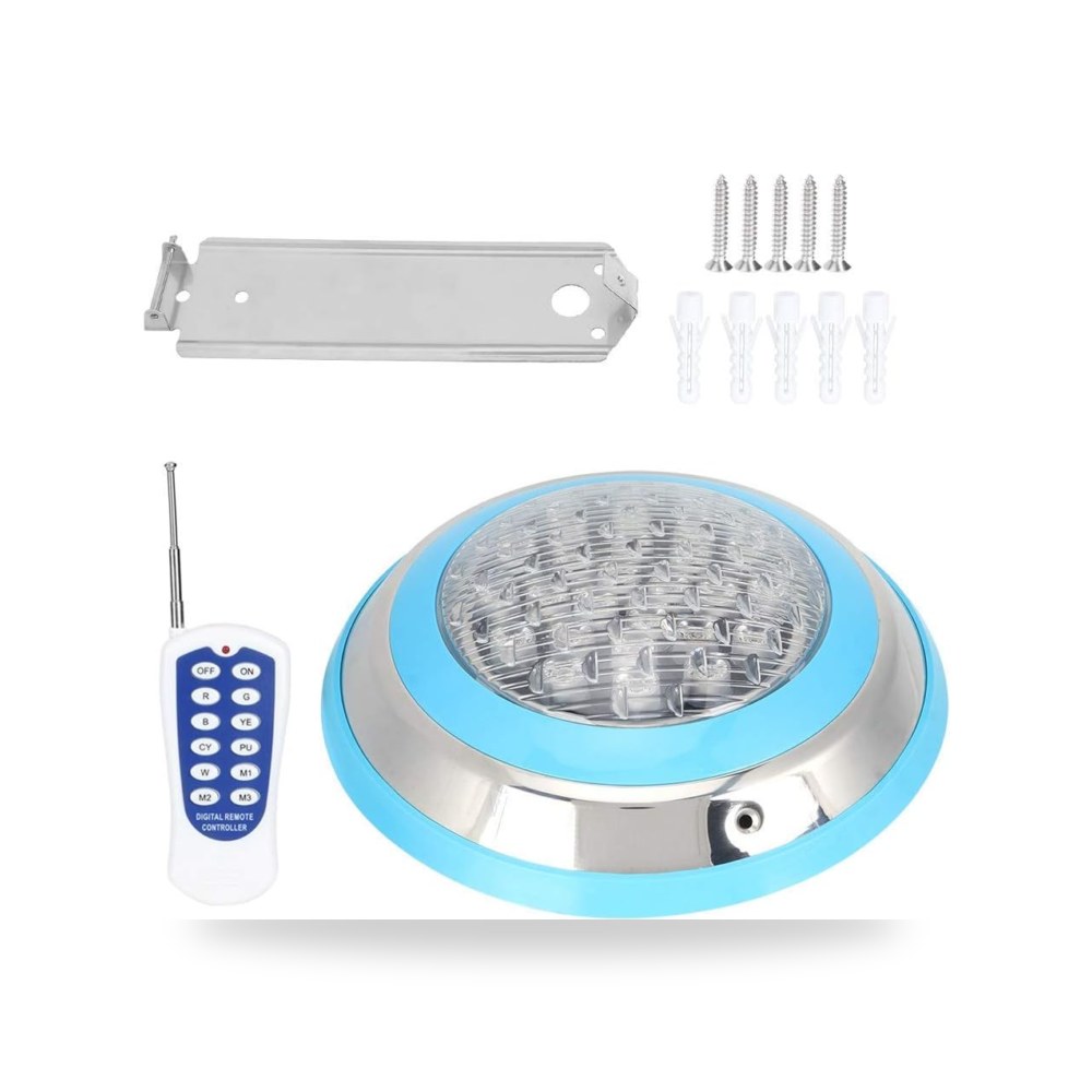جهاز 24LED تحت الماء، 24W AC 12V ضوء غاطسة