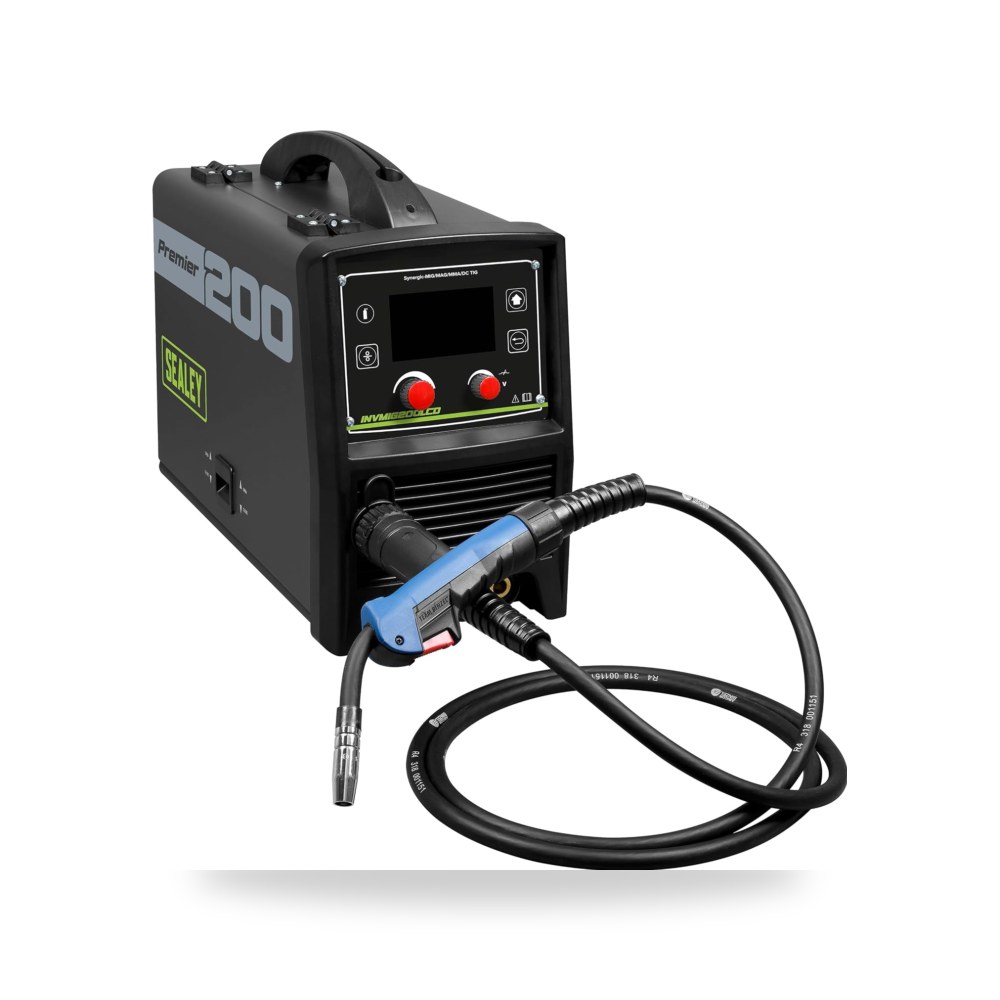 آلة سيلي ماكينة لحام العاكس MIG TIG والف INVMIG200LCD