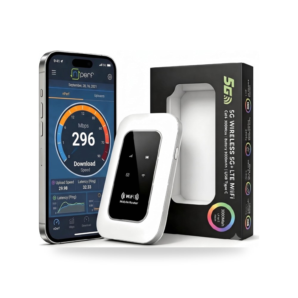 راوتر هوت سبوت محمول 4G - 5G، فتحة شريحة اتصال غير مقفلة