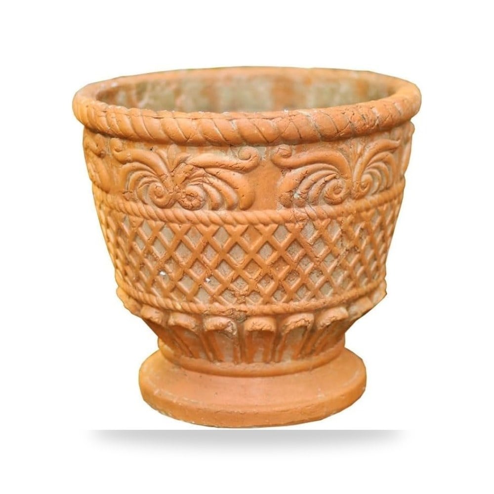 أواني الزهور European-style Embossed Carved Cup-shaped