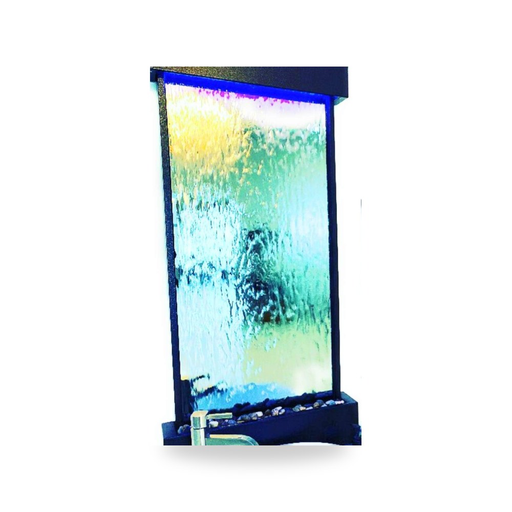 شلال حائط مقاس XL 46 انش طول × 22 عرض، نافورة تثبت على Je sey Ho e Deco