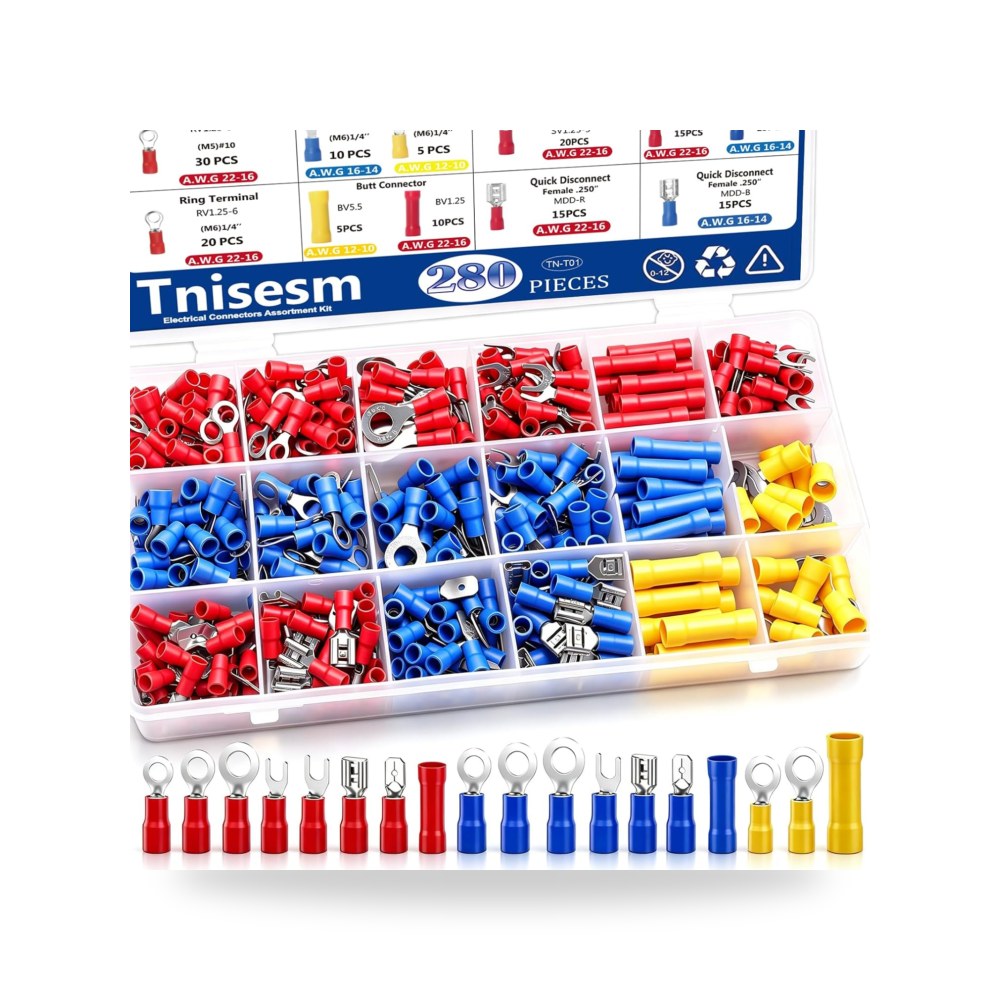 طقم Tnisesm 300 قطعة مجموعة متنوعة الأسلاك موديل TN-T01