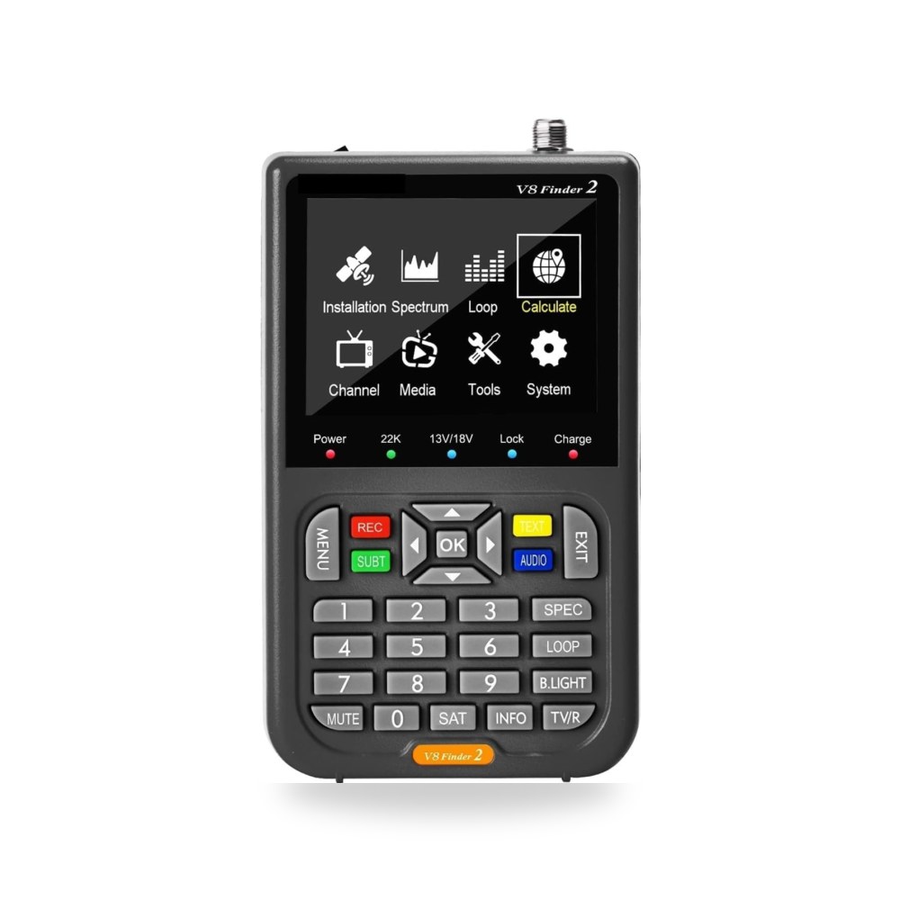 جهاز قياس الاشارة الرقمية V8 مكتشف 2 اشارة رقمية بي اس موديل DVB-S